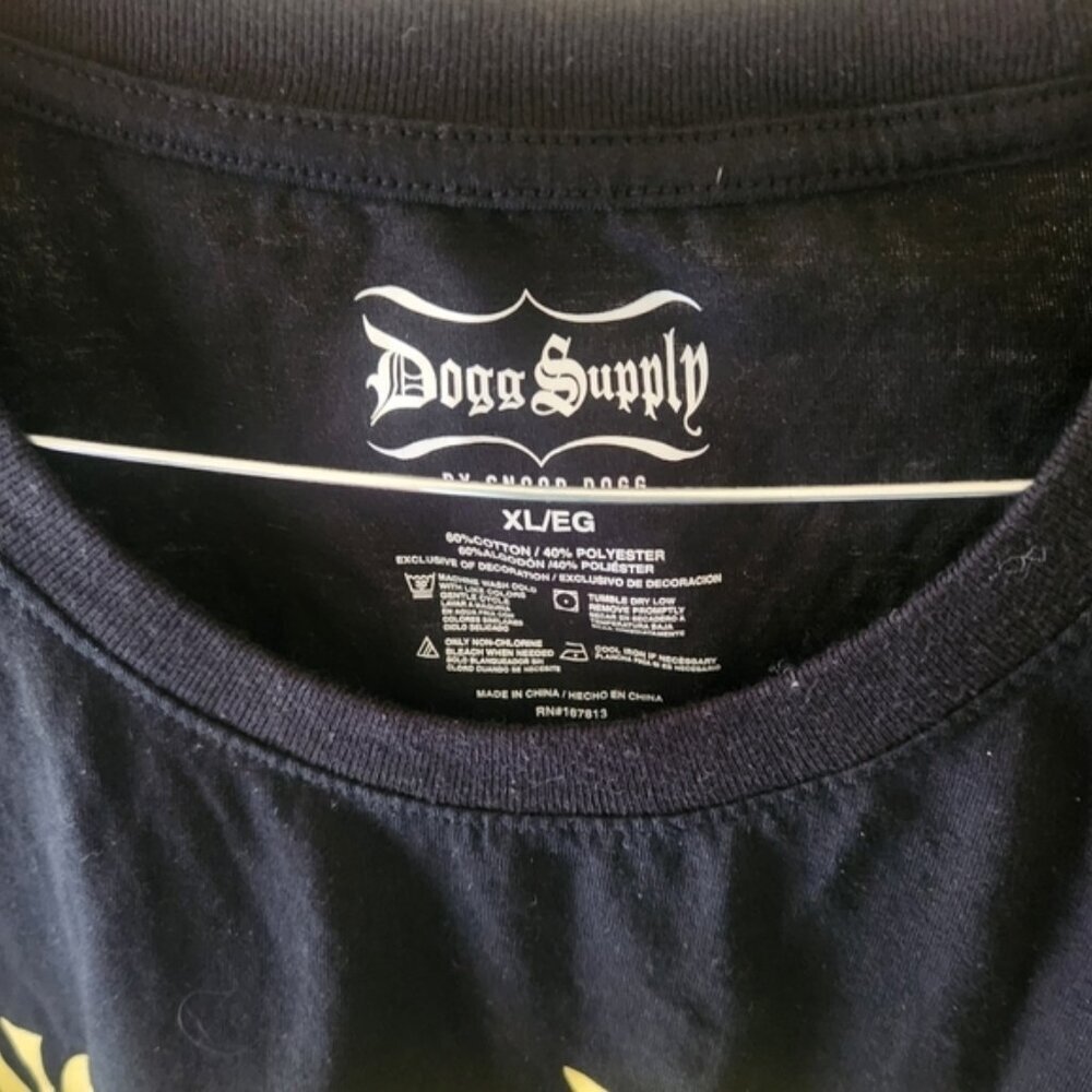 Dogg Supply Snoop Dog Black T-Shirt Brand New No Tags — image 4 of 4